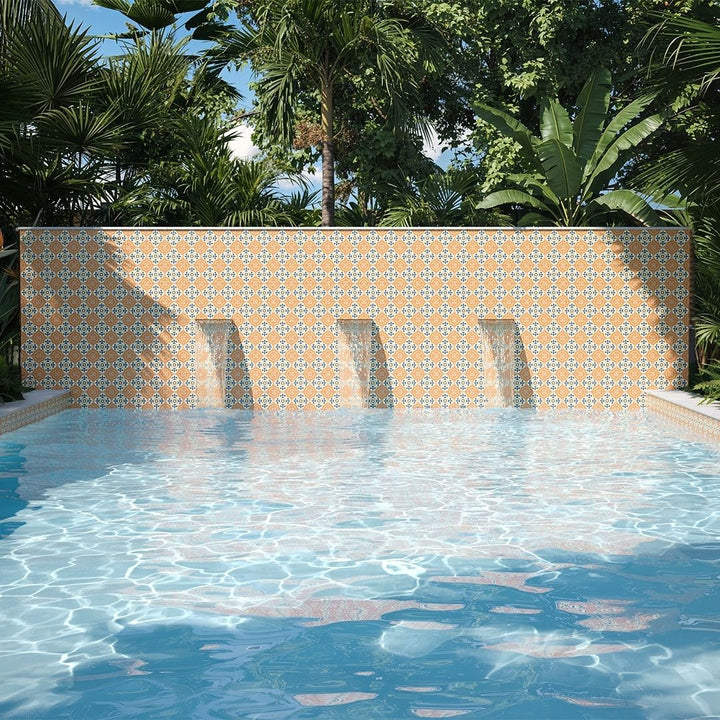 OSEANCIBARCEL6 Barcelona, 6" x 6" (1 box, 40 pcs) - Porcelain Pool Tile