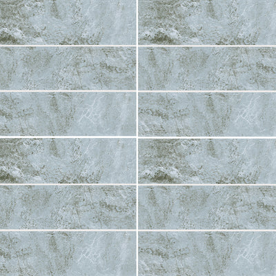 Aqua, 6" x 20" Pool Tile | ESTWAVEAQUA620 | Aquatica Porcelain Tile