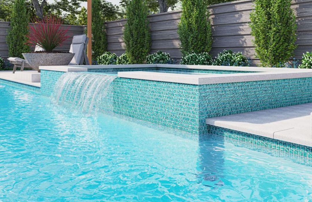 Aqua Glass Pool Tile Finish Options