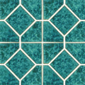 Aquamarine, 6" x 6" Deco - Porcelain Pool Tile