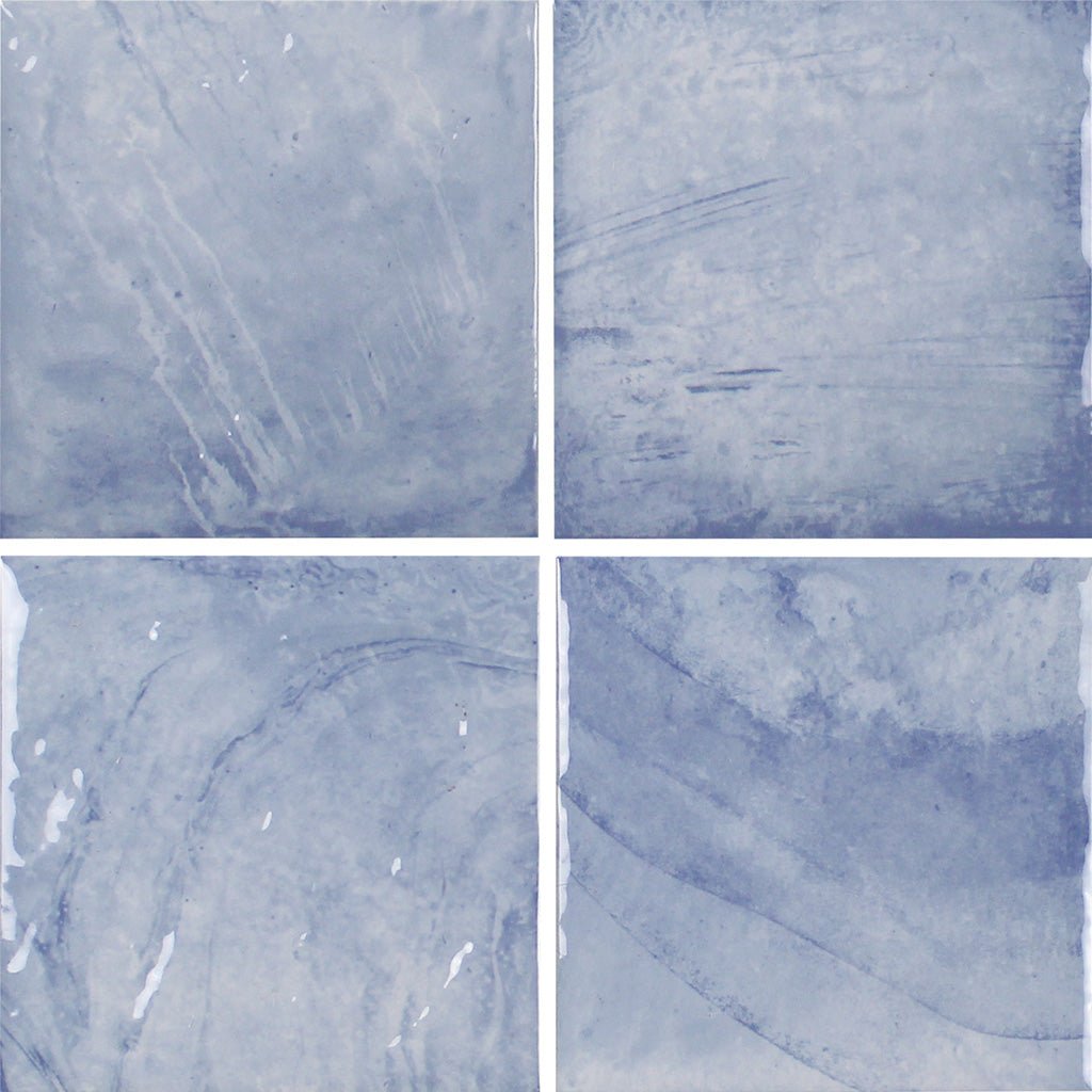 Azure, 6" x 6" Porcelain Pool Tile | CRBREEFAZURE6 | Waterline Tile