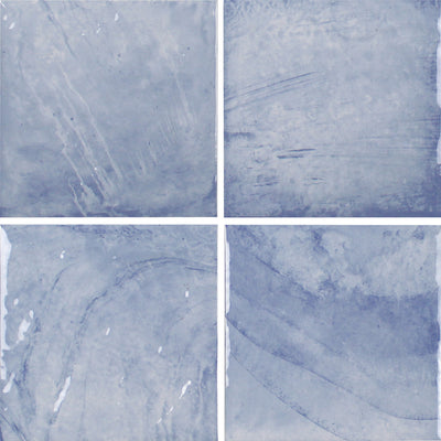 Azure, 6" x 6" Porcelain Tile | CRBREEFAZURE6 | Waterline Tile