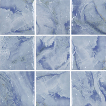 Coral, 6" x 6" Porcelain Pool Tile | CRBREEFCORAL6 | Waterline Tile