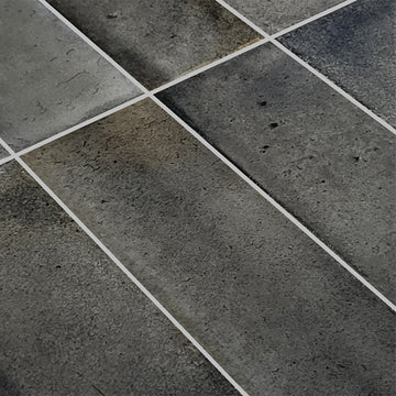 Ash Black Field, 3" x 12" Porcelain Tile | Artistry in Mosaics