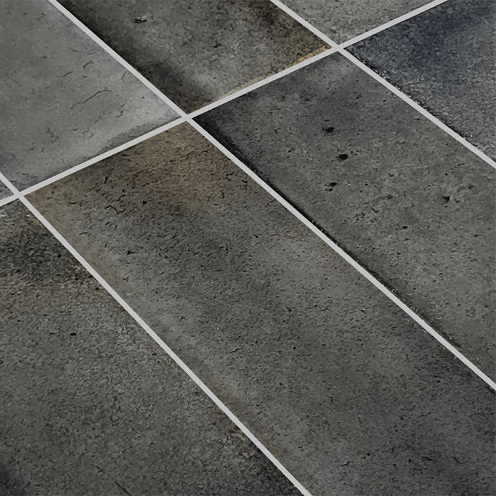 Ash Black Field, 3" x 12" Porcelain Tile | Artistry in Mosaics