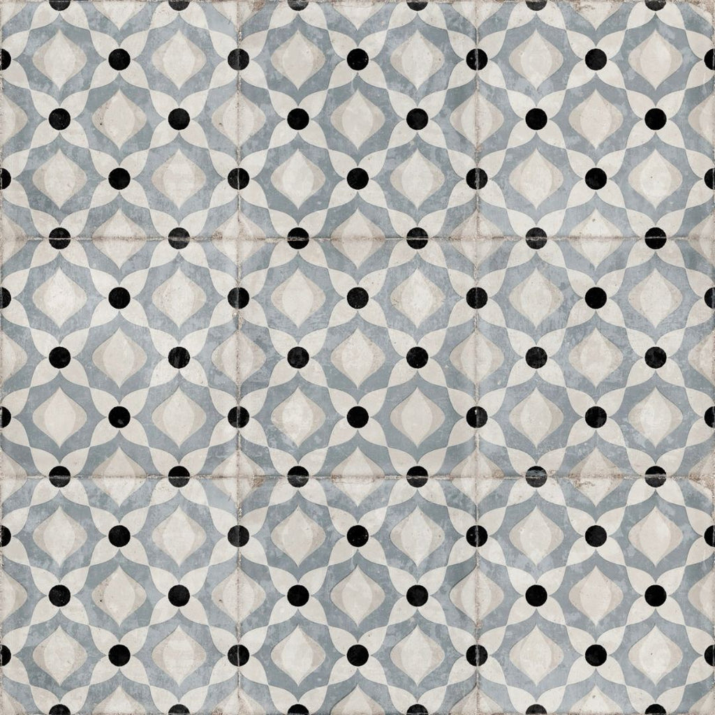 Atlantique Nantes Bleu 8" x 8" Porcelain Tile