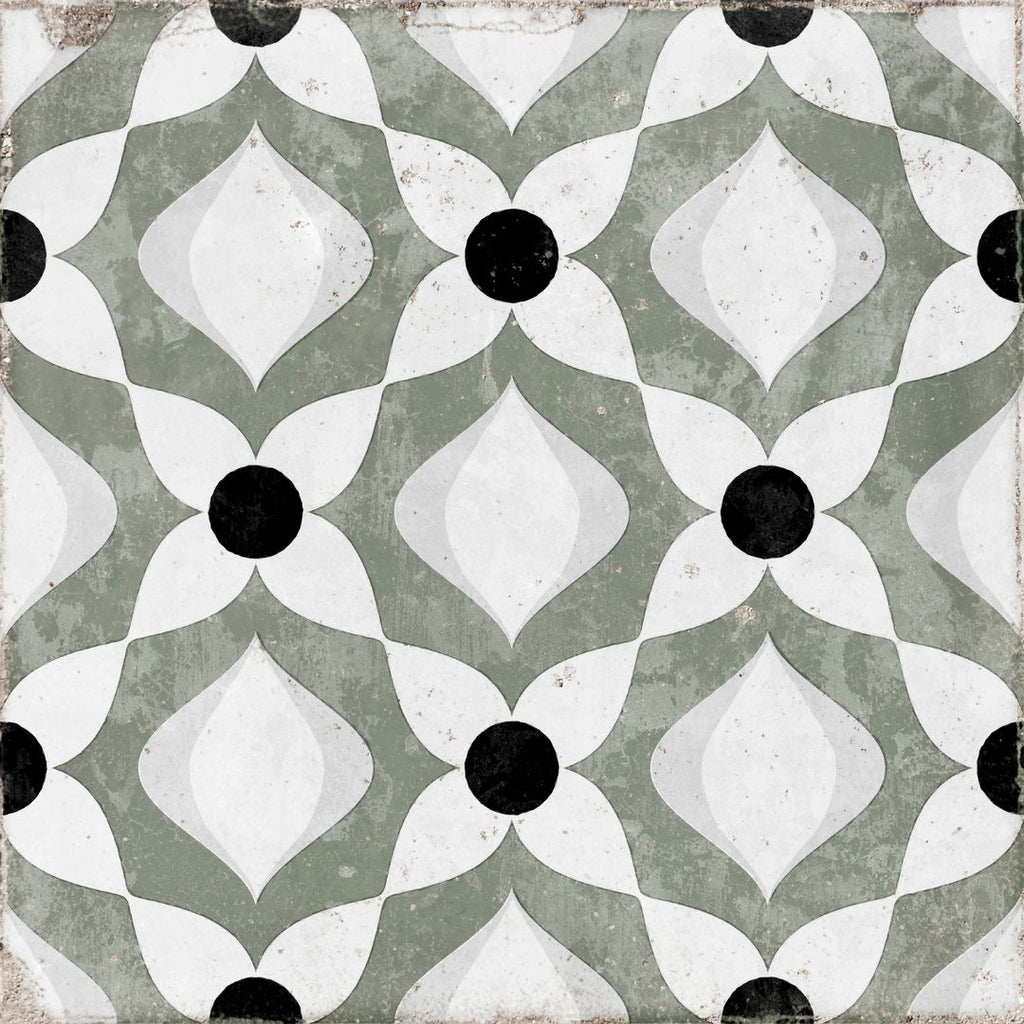 Atlantique Nantes Olive 8" x 8" Porcelain Tile