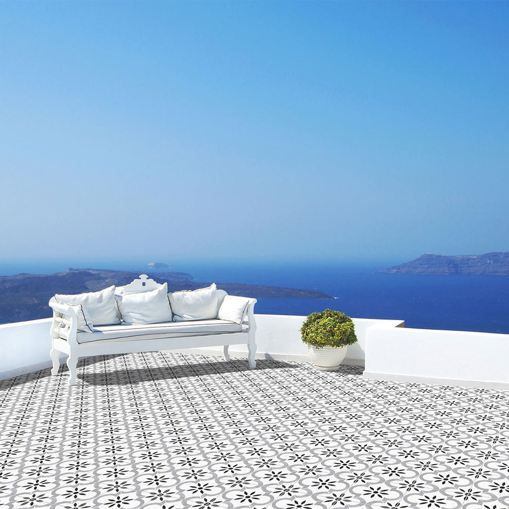 Azila, 8" x 8" Porcelain Tile | NAZIL8X8 | Patterned Pool Tile by MSI