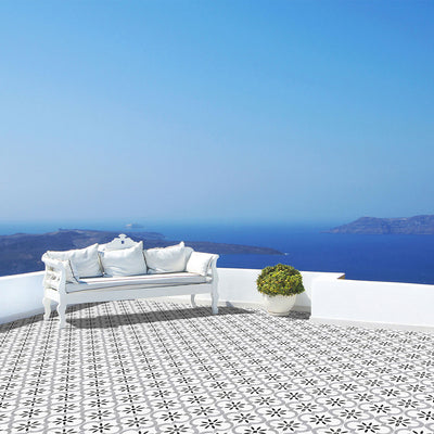 Azila, 8" x 8" Porcelain Tile | NAZIL8X8 | Patterned Pool Tile by MSI