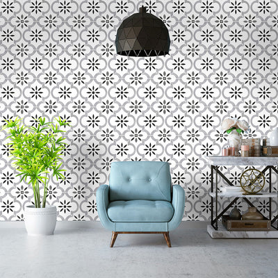 Azila, 8" x 8" Porcelain Tile | NAZIL8X8 | Patterned Pool Tile by MSI