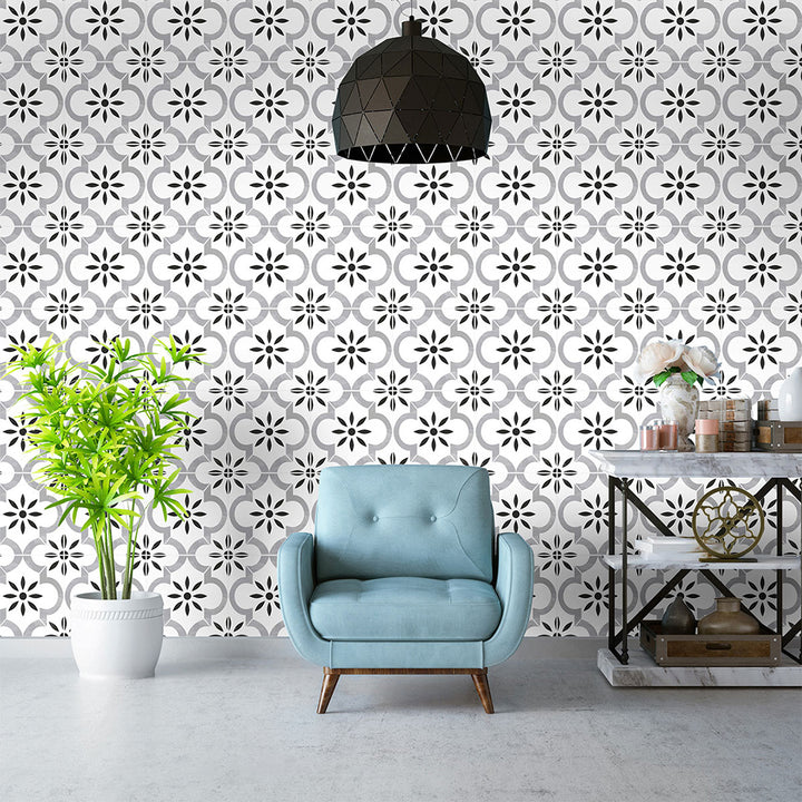 Azila, 8" x 8" Porcelain Tile | NAZIL8X8 | Patterned Pool Tile by MSI