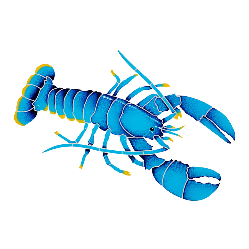 Lobster, Blue | Swimming Pool Mosaic by Artistry in Mosaics