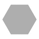 Basic Silver, Hexagon - Porcelain Tile