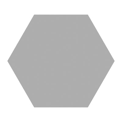 Basic Silver, Hexagon Porcelain Tile | Floor & Wall Tile by IWT Tesoro