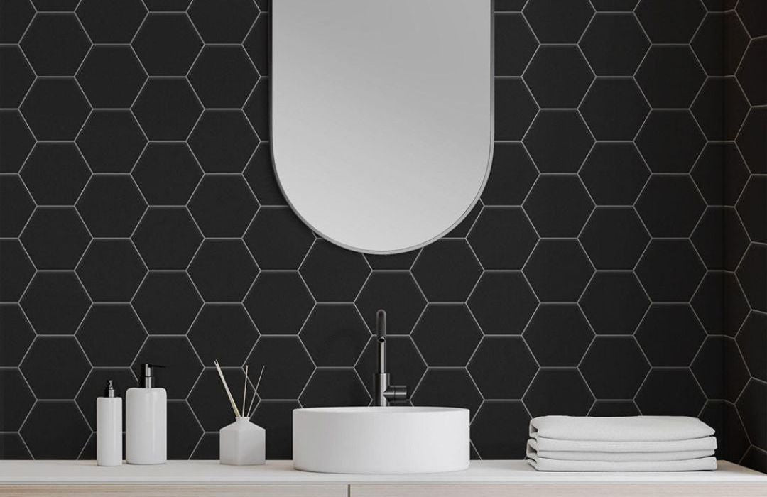 Basic Hex Series Porcelain Tile - AquaBlu Mosaics