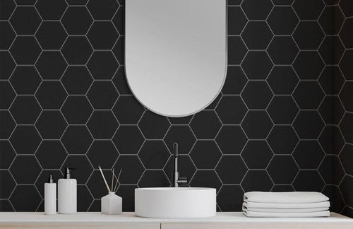 Basic Hex Series Porcelain Tile - AquaBlu Mosaics