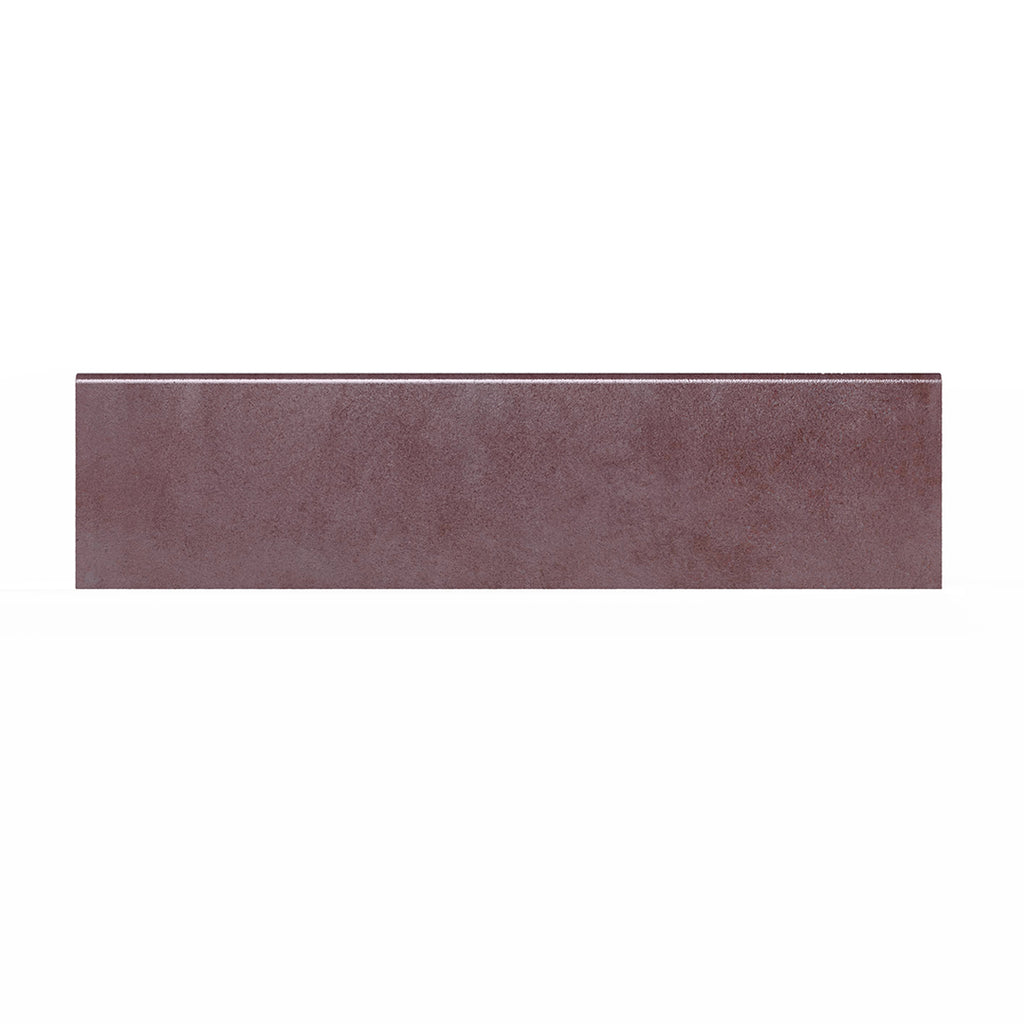 Bayshore Marron Bullnose, 3" x 12" Porcelain Tile | Pool Trim Tile