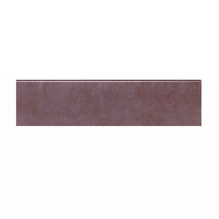 Bayshore Marron Bullnose, 3" x 12" Porcelain Tile | Pool Trim Tile