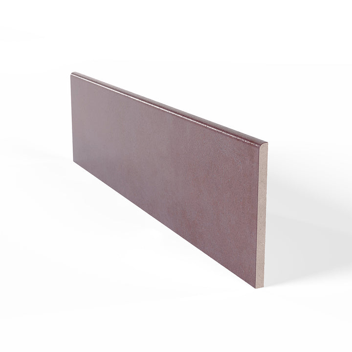 Bayshore Marron Bullnose, 3" x 12" Porcelain Tile | Pool Trim Tile