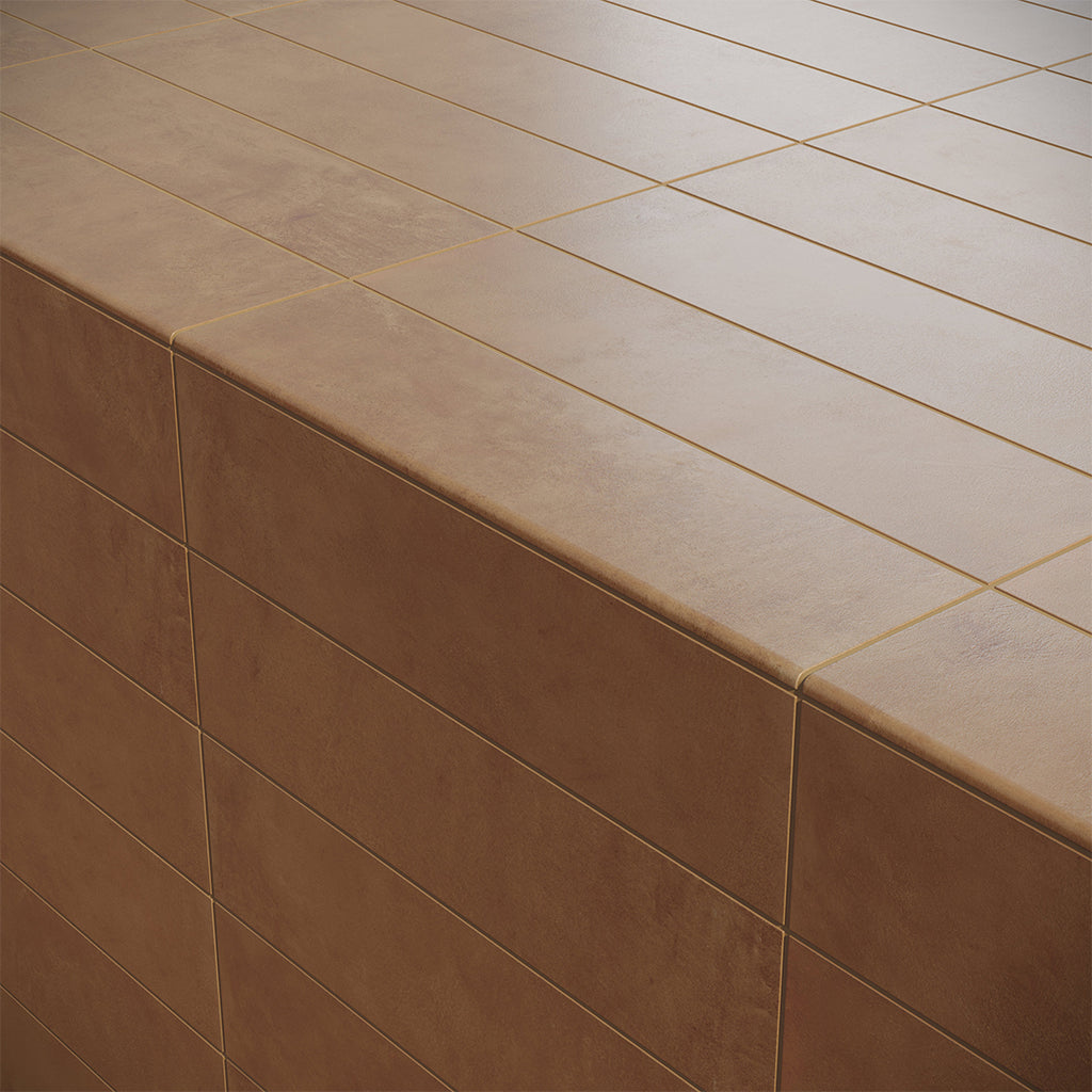 Bayshore Terracotta, 3" x 12" Porcelain Tile | Backsplash & Pool Tile