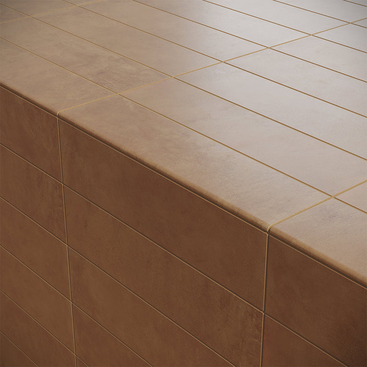 Bayshore Terracotta, 3" x 12" Porcelain Tile | Backsplash & Pool Tile
