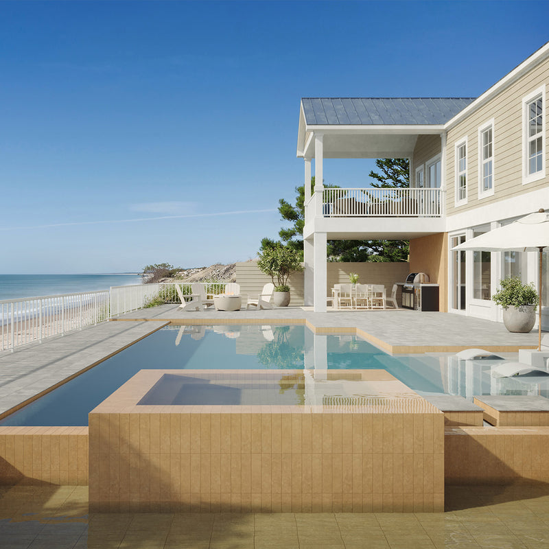 Bayshore Buttercup, 3" x 12" Porcelain Tile | Backsplash & Pool Tile