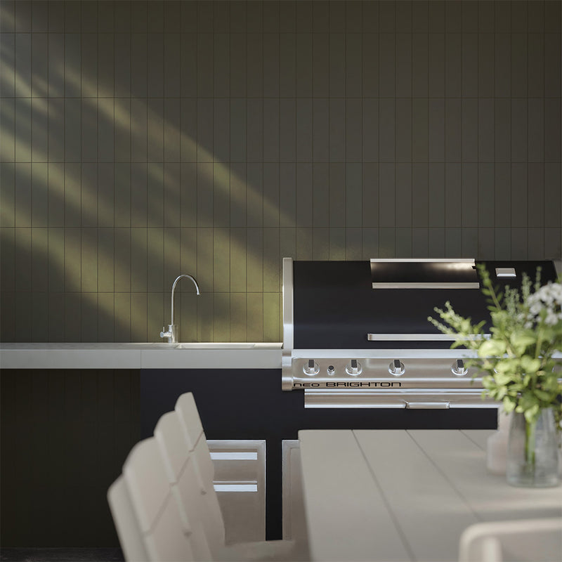 Bayshore Jade, 3" x 12" Porcelain Tile | Backsplash & Pool Tile