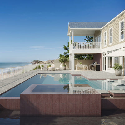 Bayshore Marron, 3" x 12" Porcelain Tile | Backsplash & Pool Tile