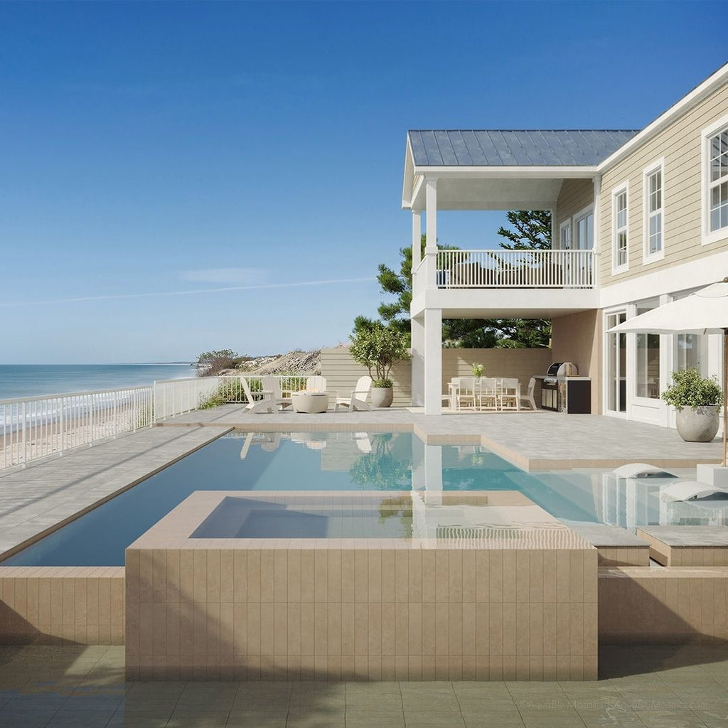 Bayshore Almond, 3" x 12" Porcelain Tile | Backsplash & Pool Tile