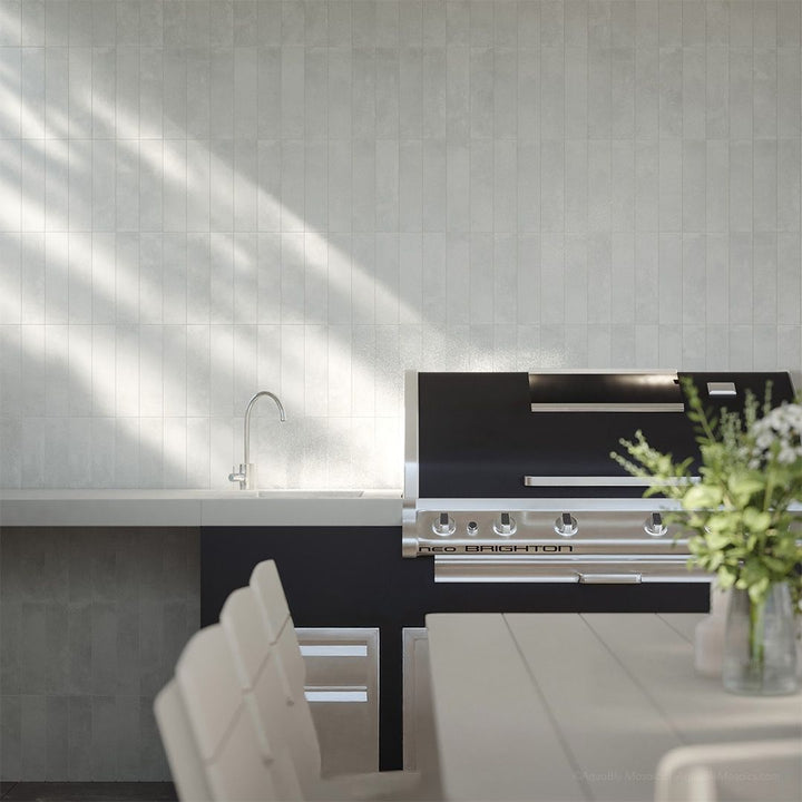 Bayshore Whisper, 3" x 12" Porcelain Tile | Backsplash & Pool Tile