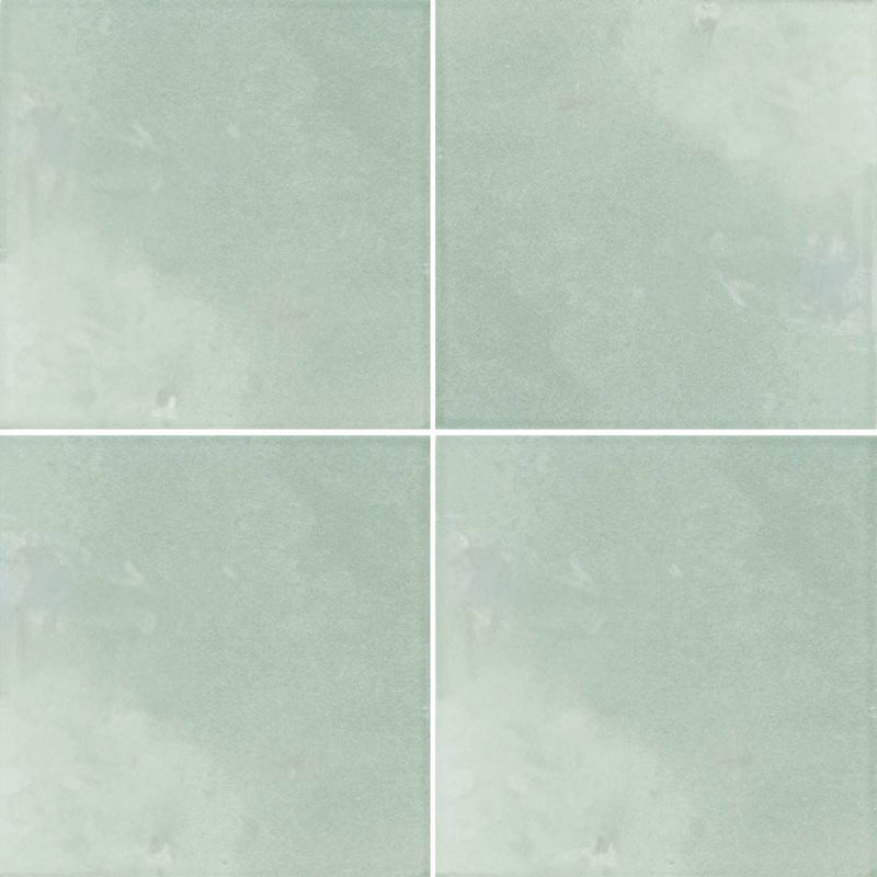 Berlin Aquamar Glossy, 5.8" x 5.8" | Porcelain Tile by Dune