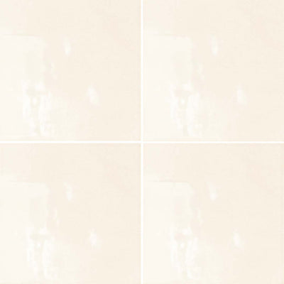 Berlin Bone Glossy, 5.8" x 5.8" | Porcelain Tile by Dune