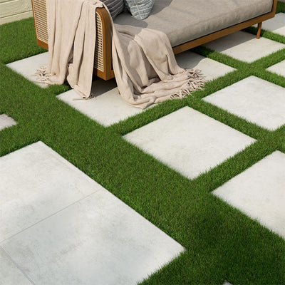 Beton Blanco, 24" x 24" | 2CM Porcelain Paver by MSI | LPAVNBETBLA2424