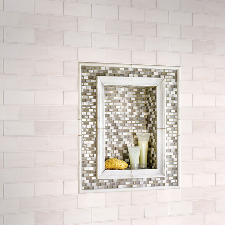 Bianco Dolomite Subway, 3" x 6" | Stone Tile for Kitchen & Bath