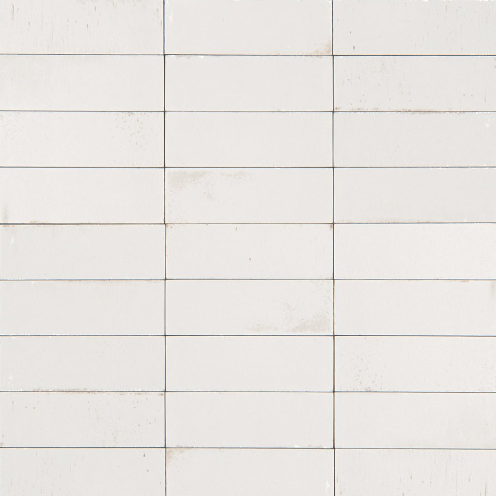 Bianco Glossy, 2" x 6" | EMCGLEEBIAN26 | Aquatica Porcelain Pool Tile