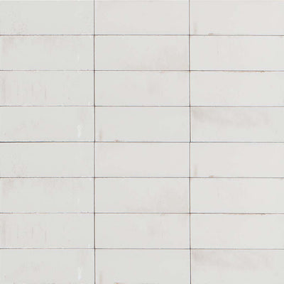 Bianco Glossy, 3" x 8" | EMCGLEEBIAN38 | Aquatica Porcelain Pool Tile