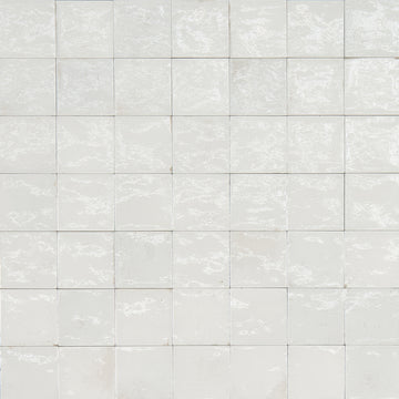 Bianco Glossy, 4" x 4" | EMCGLEEBIAN44 | Aquatica Porcelain Pool Tile