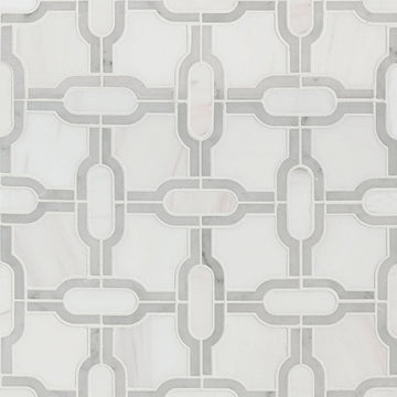 Bianco Dolomite Gridwork | Stone Tile for Kitchen and Bath