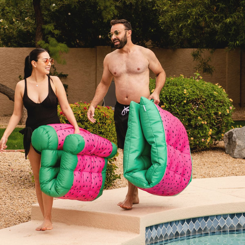 Large swimming pool lounger by Big Joe