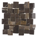 Black - Flat Stone Pebble Tile