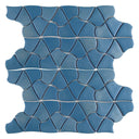 Blue Orchid, Mixed Mosaic - Glass Tile