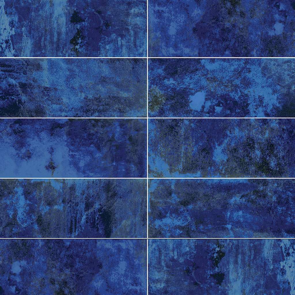 Blue, 6" x 20" Tile | Aquatica Porcelain Pool Tile