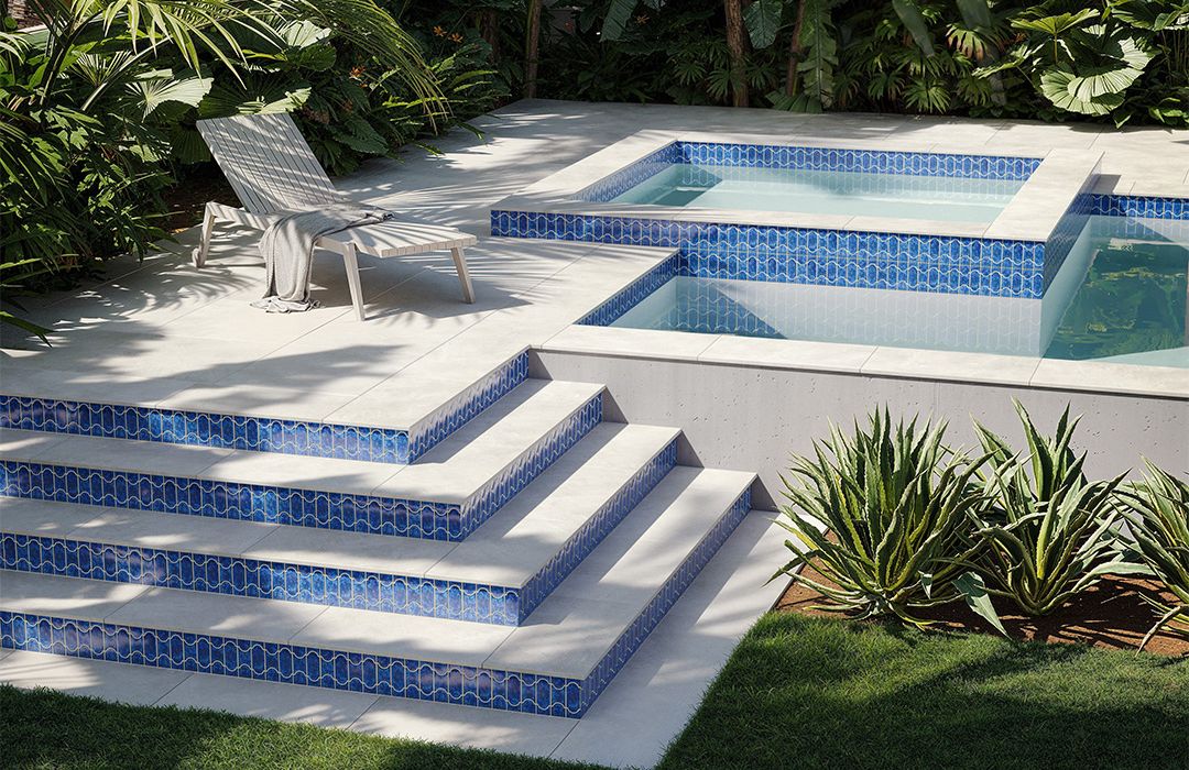 Botanical Series Porcelain Tile - AquaBlu Mosaics