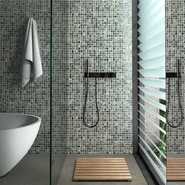Breeze Series Glass Pool Tile by Vidrepur