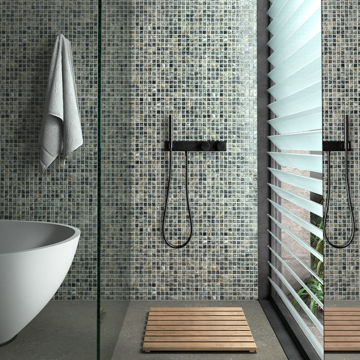 Breeze Series Glass Pool Tile by Vidrepur
