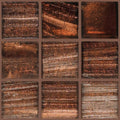 223 Rings of Jupiter, 3/4" x 3/4" - Glass Tile
