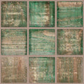 235 Emerald Sparkle, 3/4" x 3/4" - Glass Tile