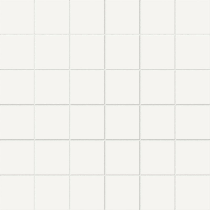 Soho Canvas White Matte, 2" x 2" | Ceramic Floor & Wall Tile