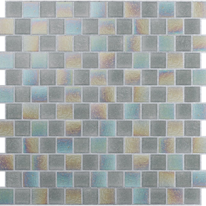 Calista, 1" x 1" Alternating Blend | Luxury Glass Mosaic Tile