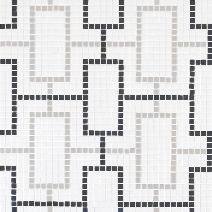 Cardin Bone Glass Mosaic Tile